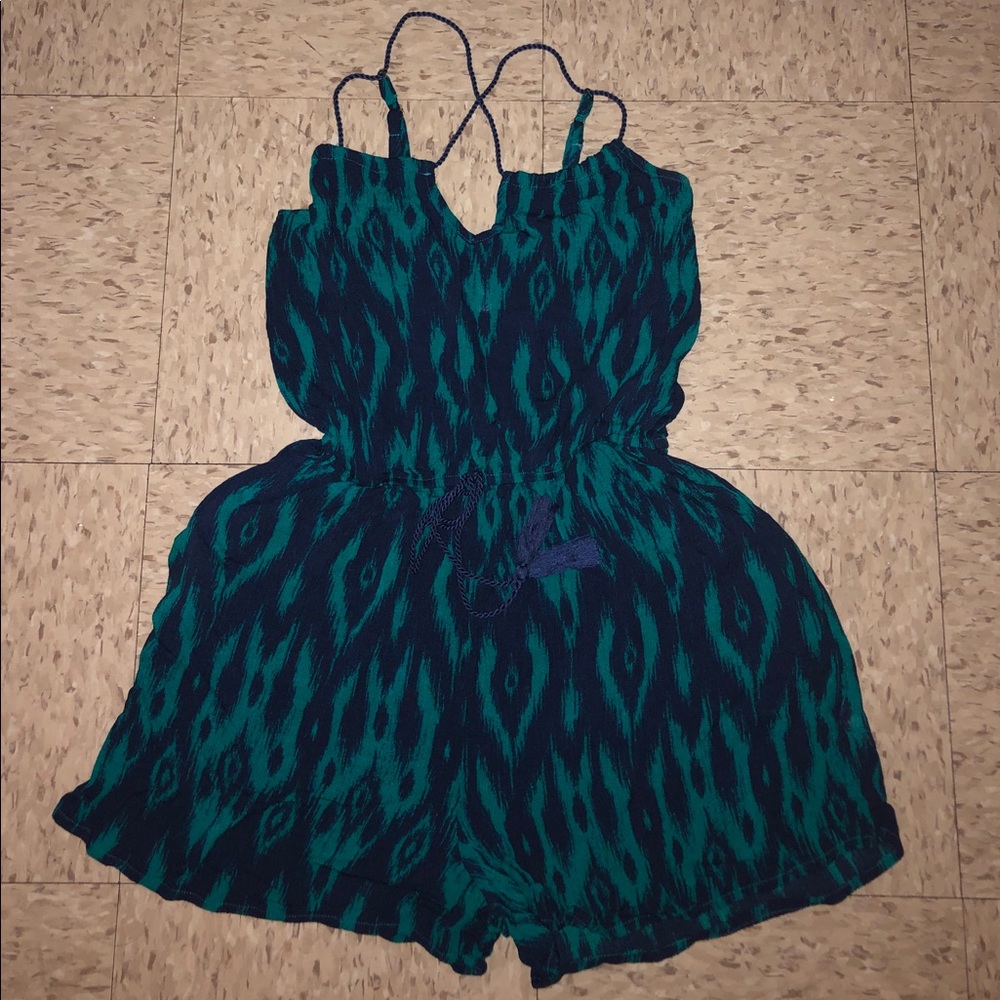 Cross front strap Romper from xhilaration